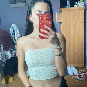 Hollister crop top reversible